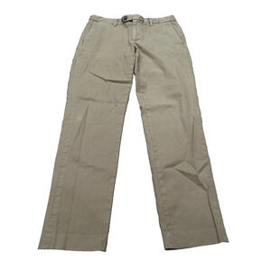 Bonobos Men's Khaki Slim Fit Flat Front Pockets Baja Dunes Chino Pant Size 31/32
